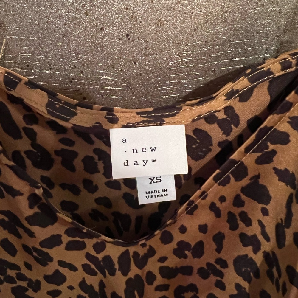 Cheetah slip dress! Never worn before.